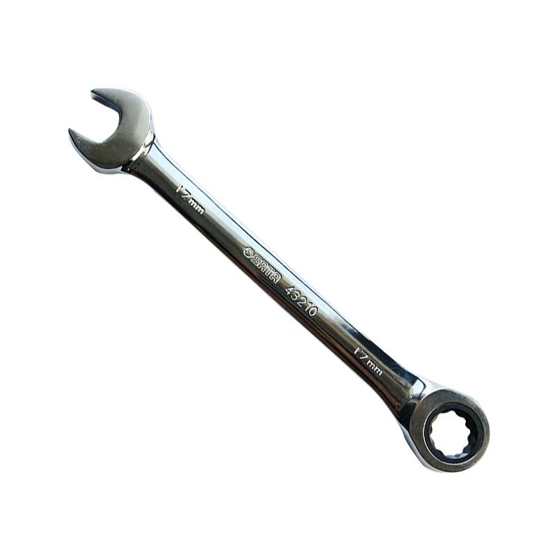 世达 43210 全抛光两用快扳 17MM按(把)销售 世达 43210 全抛光两用快扳 17MM按(把)销售