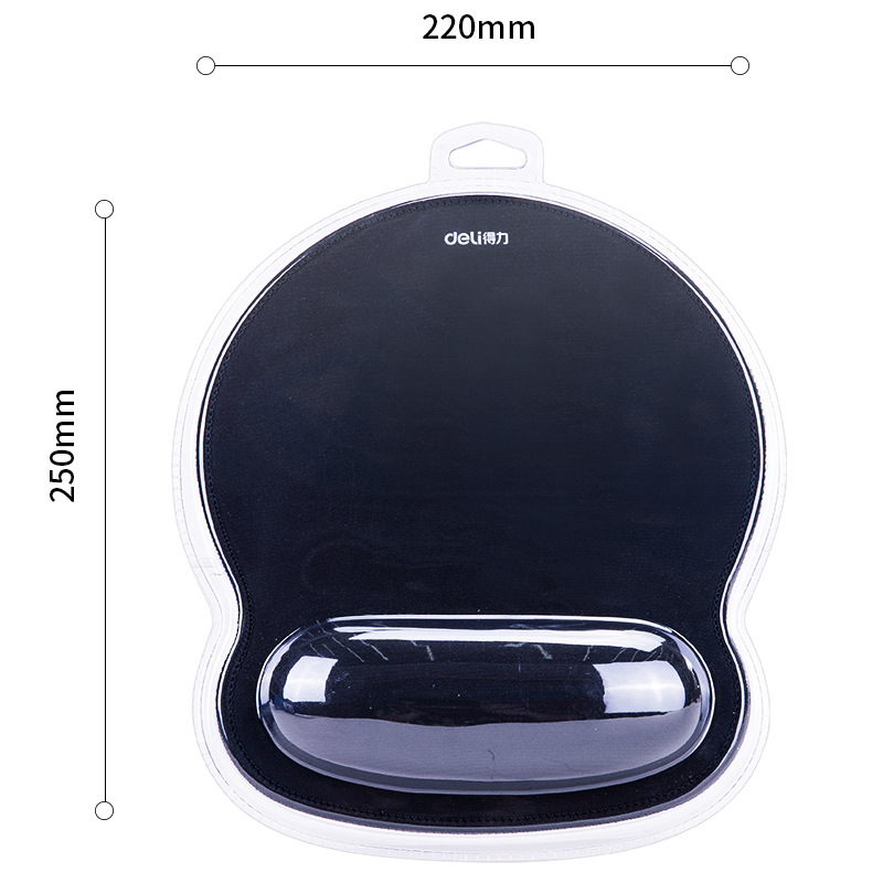 得力 2225舒适记忆棉腕托 鼠标垫 办公游戏 黑色按（个）销售