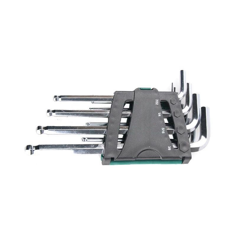 世达 09106 英制加长球头内六角扳手组套 12件套按（套）销售