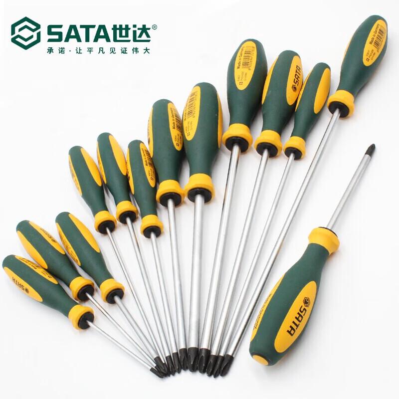 世达 63616 G系列三色柄十字形螺丝批 #1x300MM按(把)销售 世达 63616 G系列三色柄十字形螺丝批 #1x300MM按(把)销售