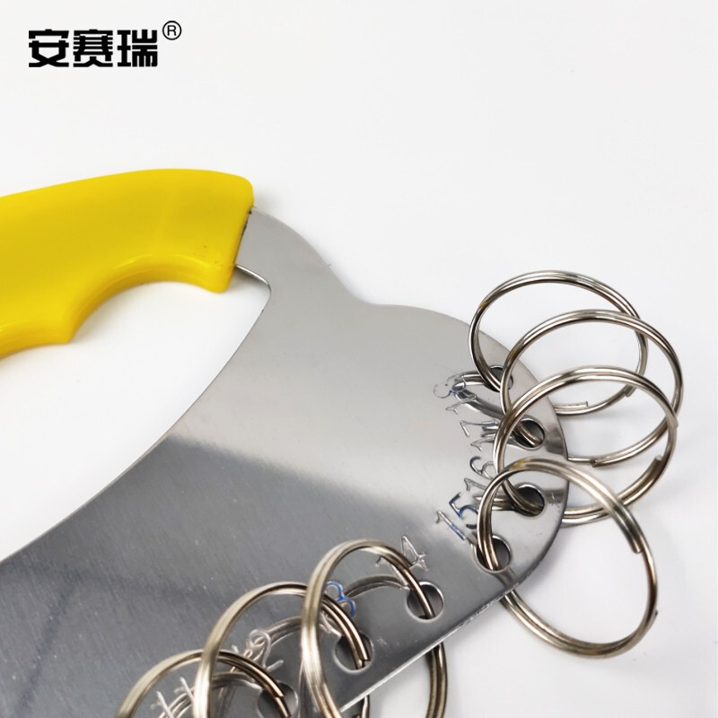 安赛瑞 13994 18位金属钥匙盘 (含钥匙扣)按(个)销售 安赛瑞 13994 18位金属钥匙盘 (含钥匙扣)按(个)销售