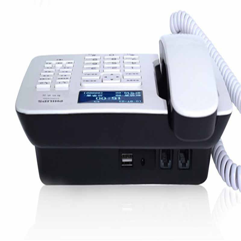 飞利浦 CORD495 电话机 免提，录音 白色按（只）销售