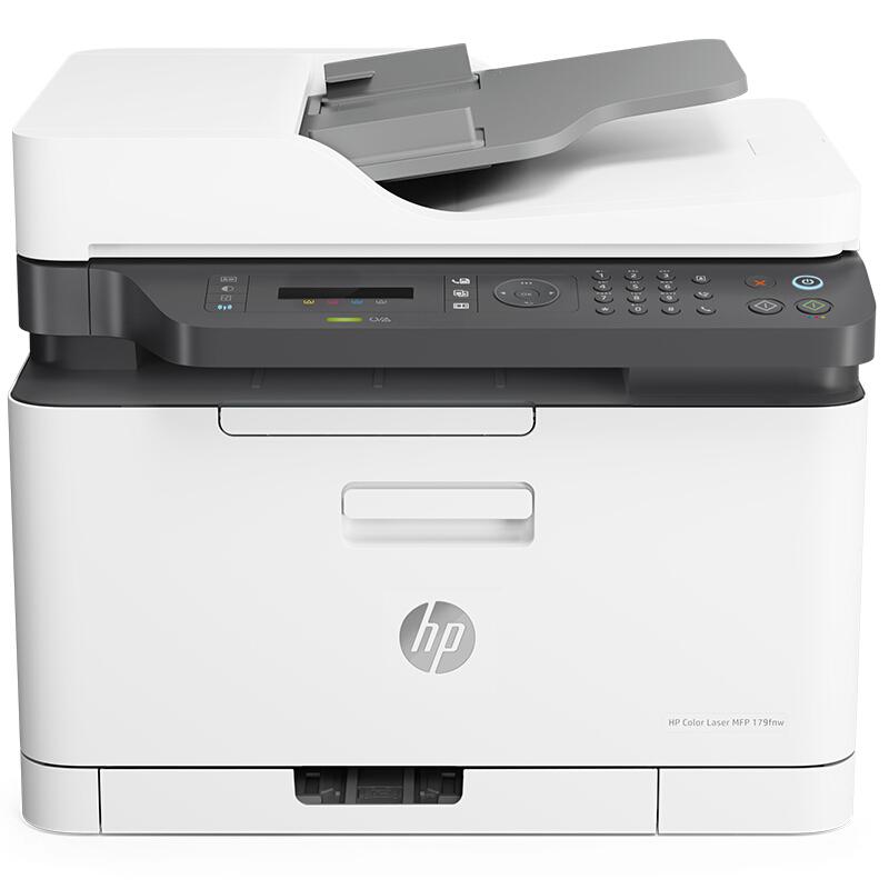 惠普 Color Laser MFP 179fnw 彩色激光多功能一体机 A4 黑白色  打印、复印、扫描、传真、有线网络、无线网络按台销售