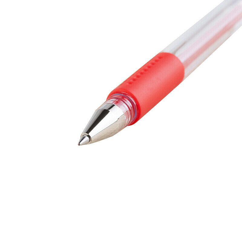 晨光 Q7 插盖式中性笔 0.5MM 12支/盒 红色按（盒）销售