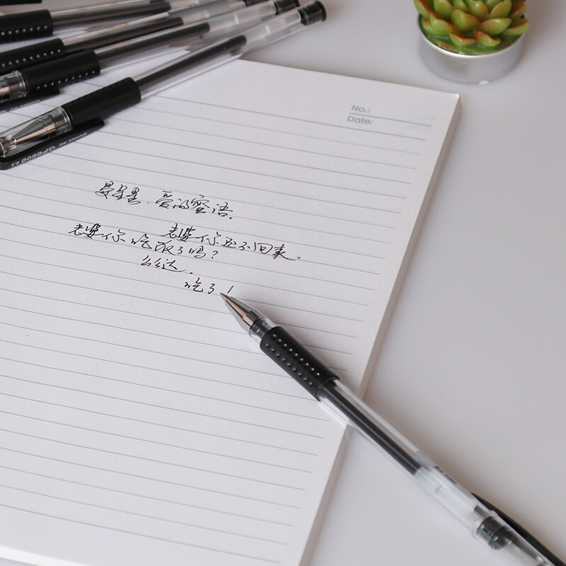 齐心 GP6600 经典办公用笔 0.5mm 12支/盒 黑色按（盒）销售