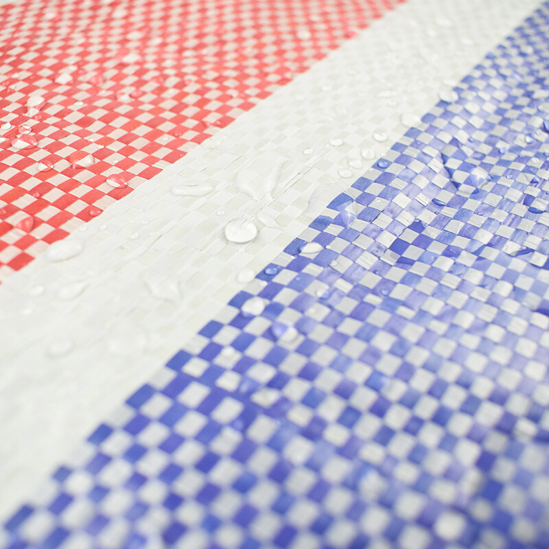 伏兴 FX987 防水布彩条布防雨布 三色单层覆膜 8*14m按（组）销售