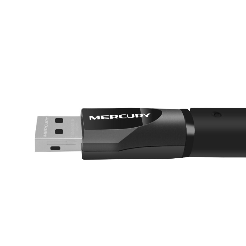 水星 UD6H免驱版 USB无线网卡 650M双频 黑色按台销售