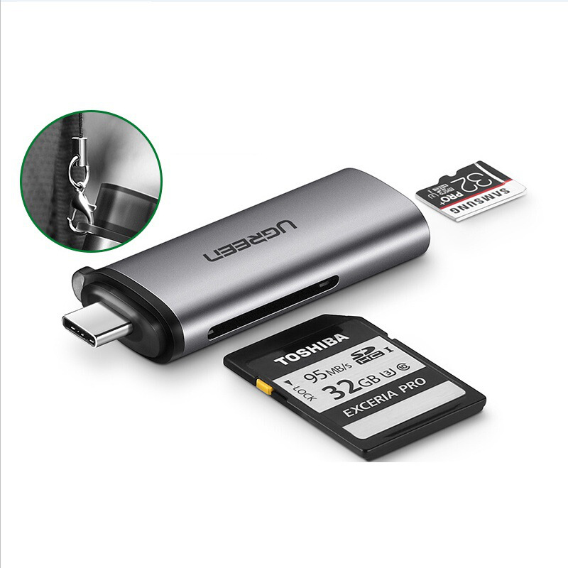 绿联 50704 多功能读卡器 USB-C 黑色按（个）销售