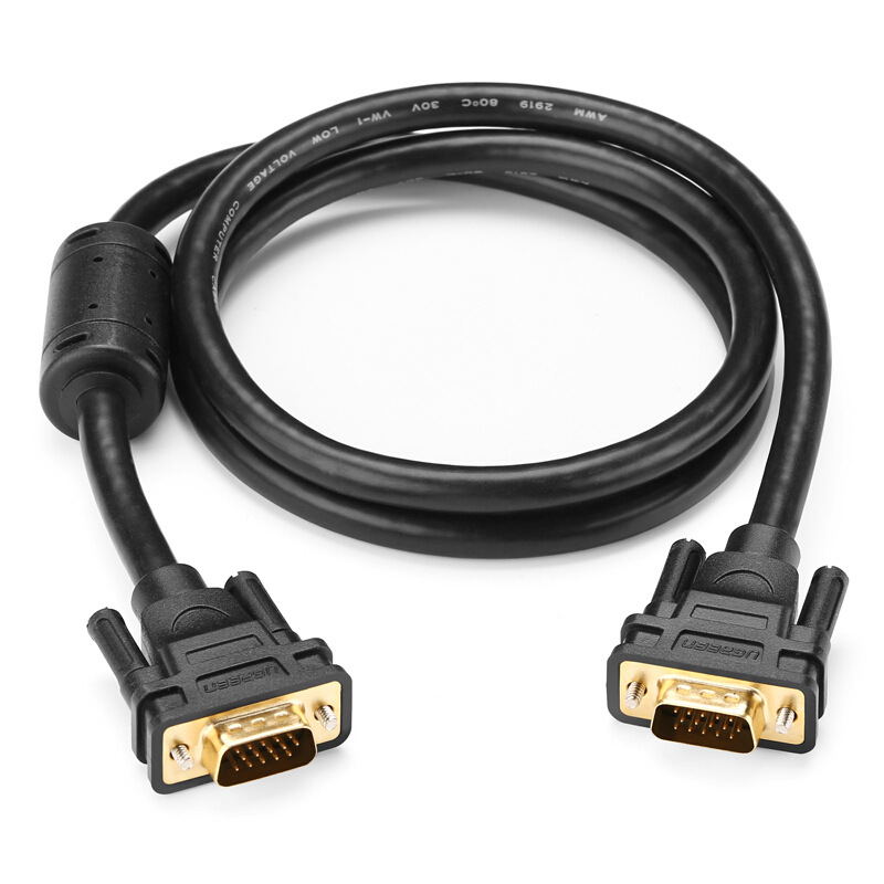 绿联 11635 VGA线 vga3+9工程线 投影仪线 20米 黑色按根销售