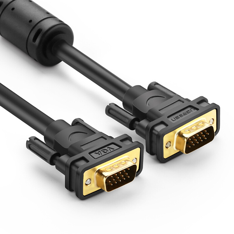 绿联 11635 VGA线 vga3+9工程线 投影仪线 20米 黑色按根销售