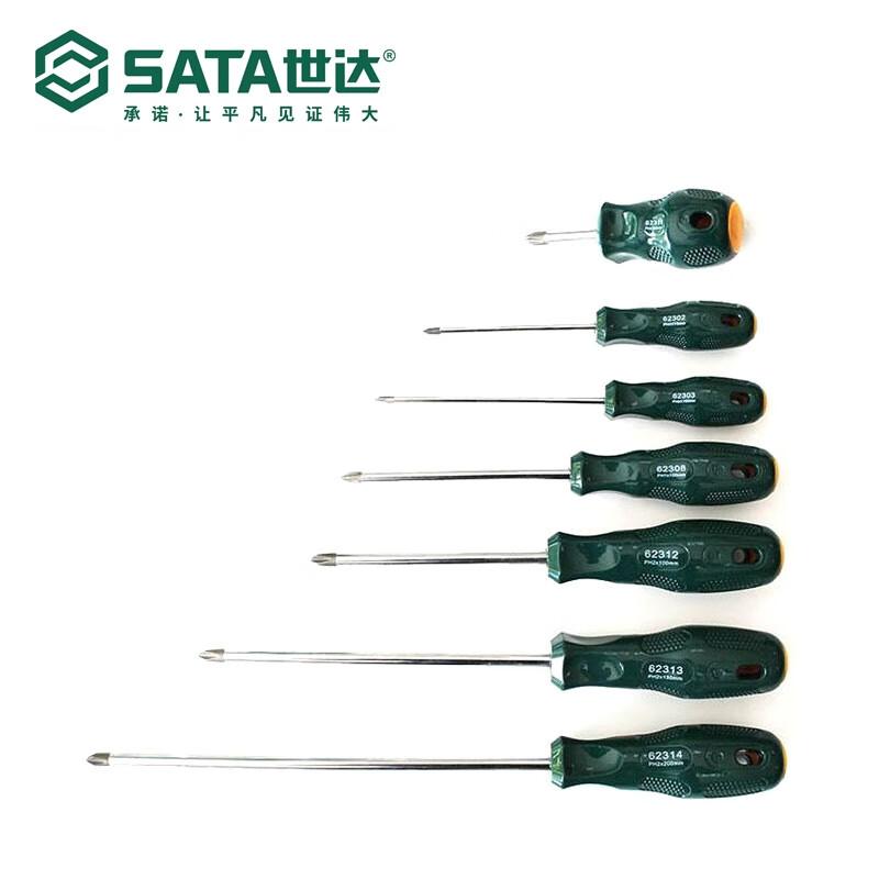世达 62309 A系列十字型塑柄螺丝批 1#*150mm按（把）销售
