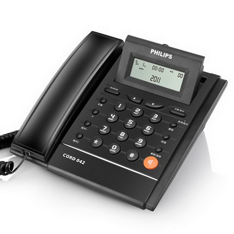 飞利浦 CORD 042 电话机 蓝色按(只)销售 飞利浦 CORD 042 电话机 蓝色按(只)销售