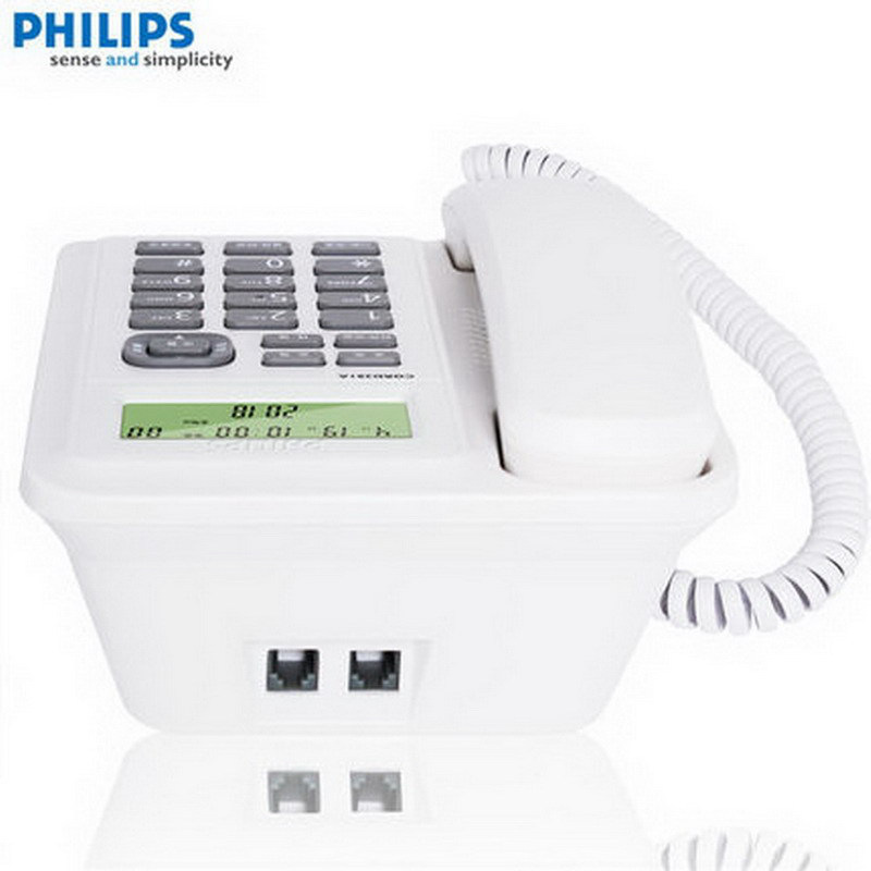 飞利浦 CORD 281A 电话机 办公家用 白色按（只）销售