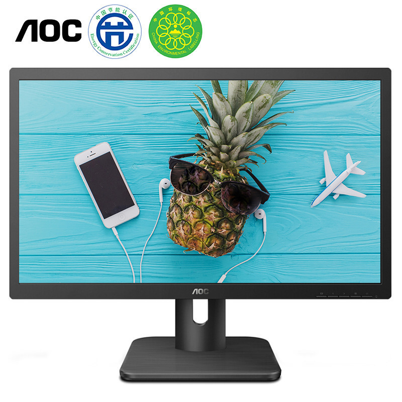 AOC 22E1 液晶显示器 21.5英寸 黑色按台销售