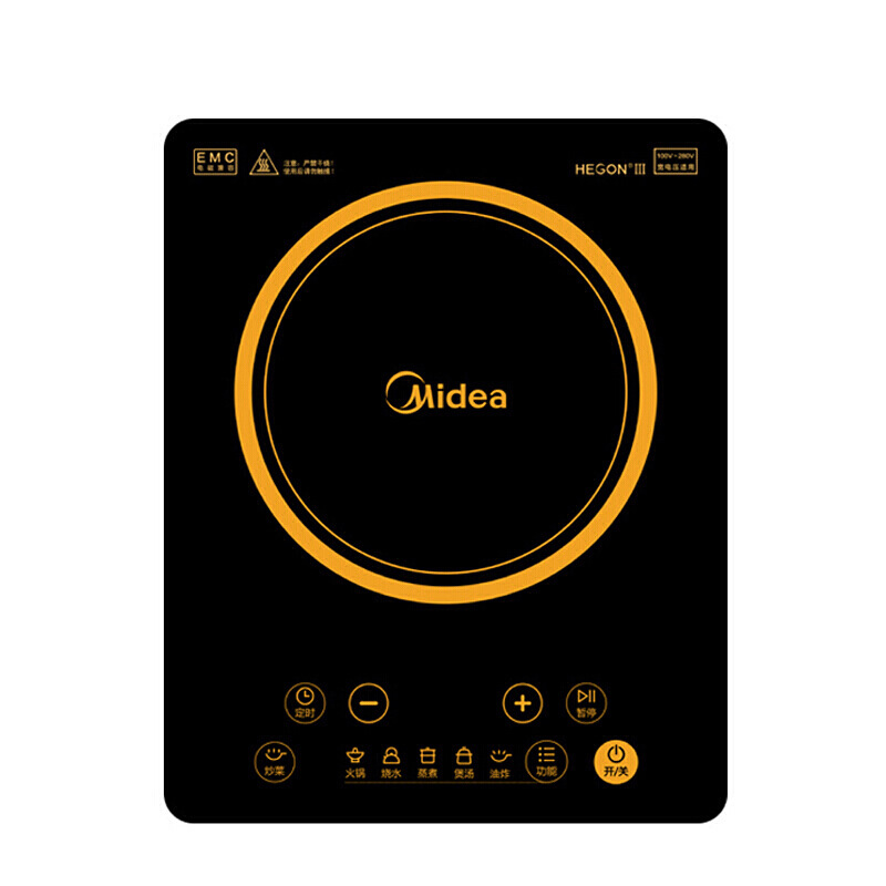 美的Midea HT2218HM 电磁炉 350*280*65 黑色按（台）销售