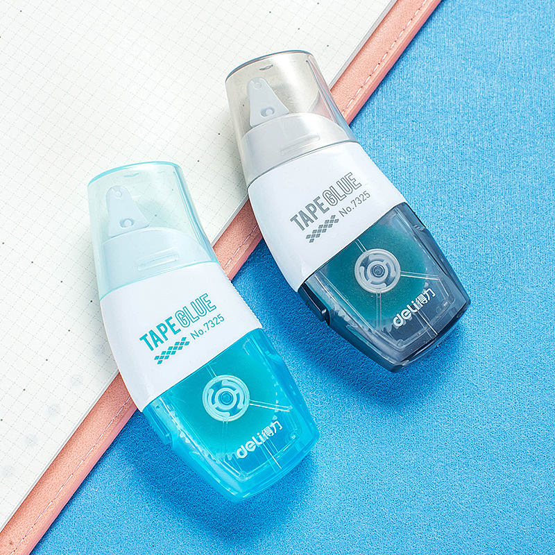 得力 7325 点点胶 适用6mm×8M带芯按（卡）销售