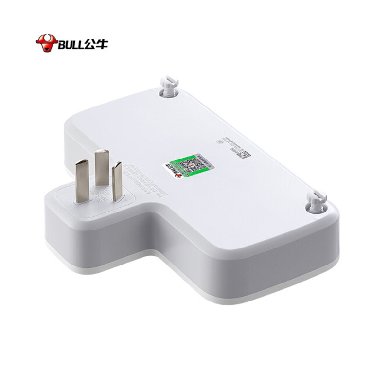 公牛 GN-96033 吸(新) 品字形 一转三 3位分控无线转换插座 无线 白色按（个）销售