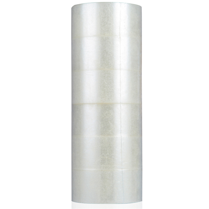 得力 30335 透明封箱胶带 60mm*200y*45um  6卷/筒按筒销售