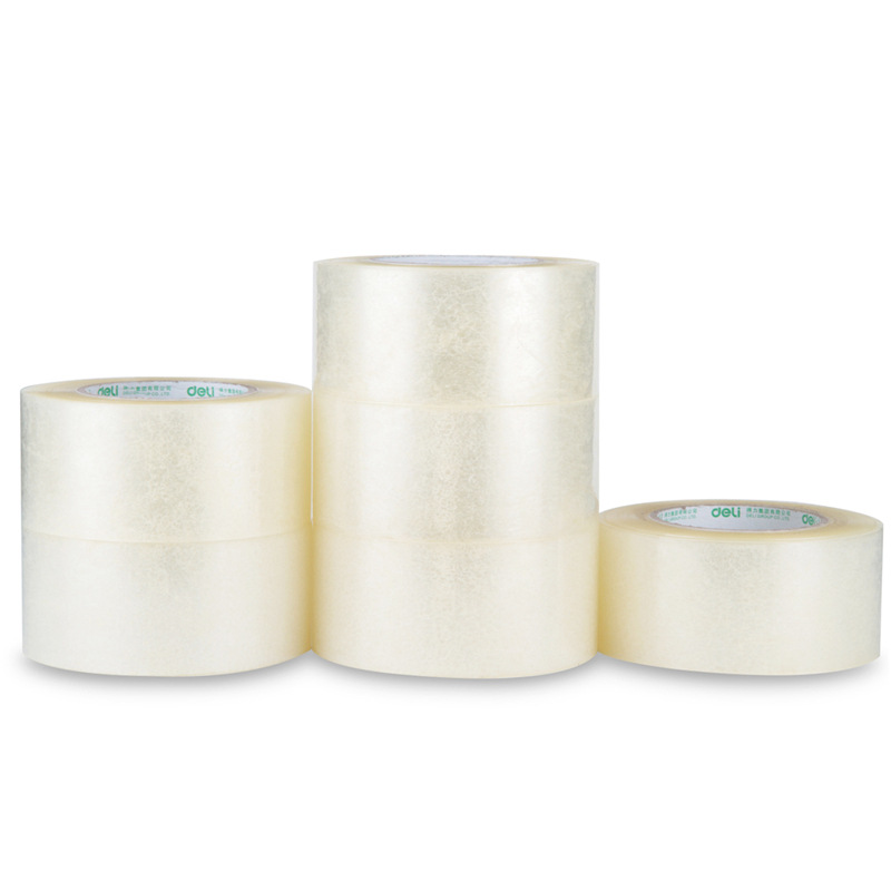 得力 30335 透明封箱胶带 60mm*200y*45um  6卷/筒按（筒）销售