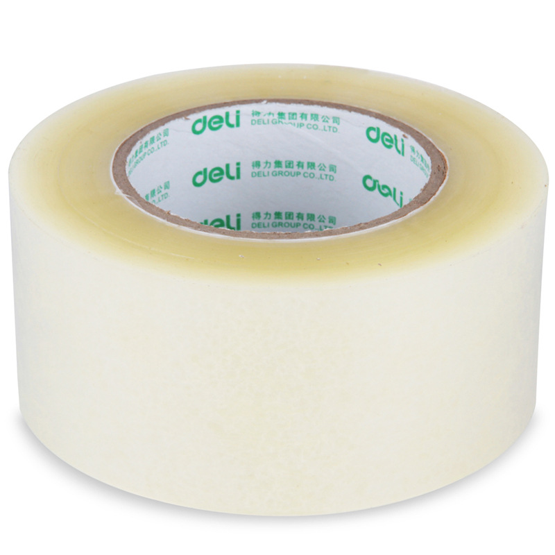 得力 30335 透明封箱胶带 60mm*200y*45um  6卷/筒按（筒）销售