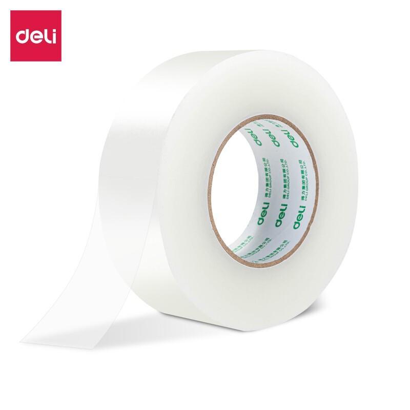 得力 30209 透明封箱胶带 48mm*250y*50um  6卷/筒按筒销售