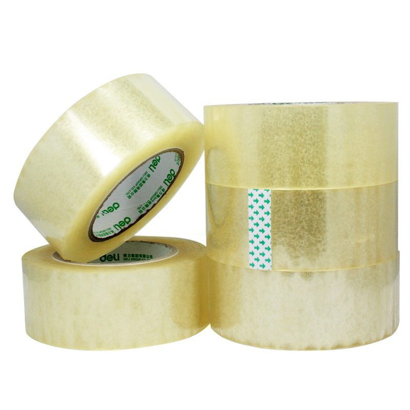 得力 30182 透明封箱胶带 45mm*60y*45um  6卷/筒按（筒）销售