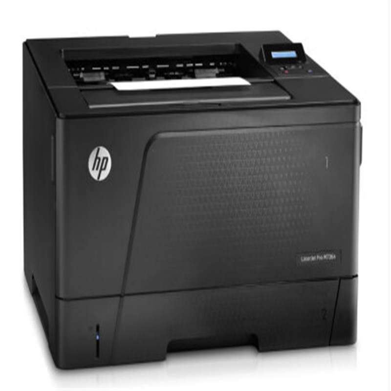 惠普 LaserJet Pro M706n+d 黑白激光打印机 A3 黑色  仅打印、有线网络、自动双面按台销售