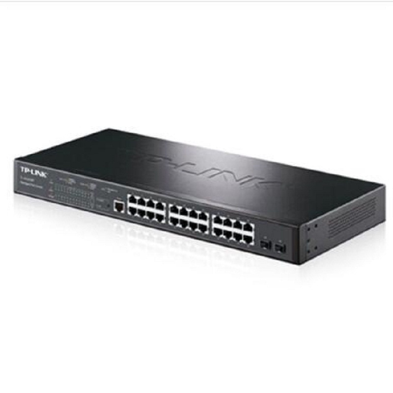TP-LINK TL-SG3226P 26口全千兆二层网管POE交换机 24GE(PoE)+2SFP 黑色按台销售 TP-LINK TL-SG3226P 26口全千兆二层网管POE交换机 24GE(PoE)+2SFP 黑色按台销售