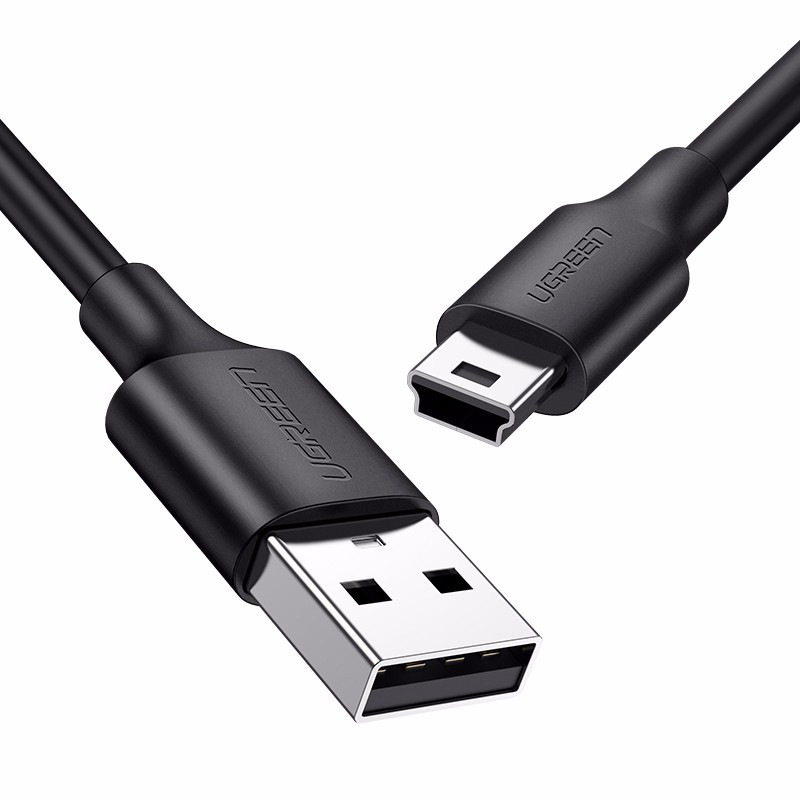 绿联 10354 mini USB线镀金头 0.5米  黑色按个销售