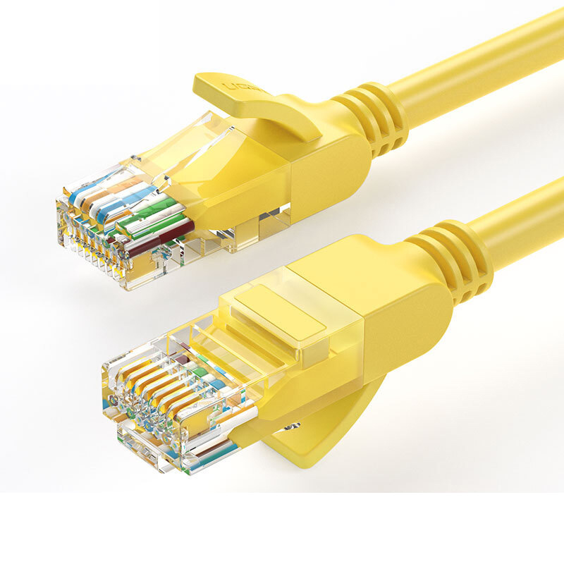 绿联 11233 超五类高速网线 5米 黄色按根销售