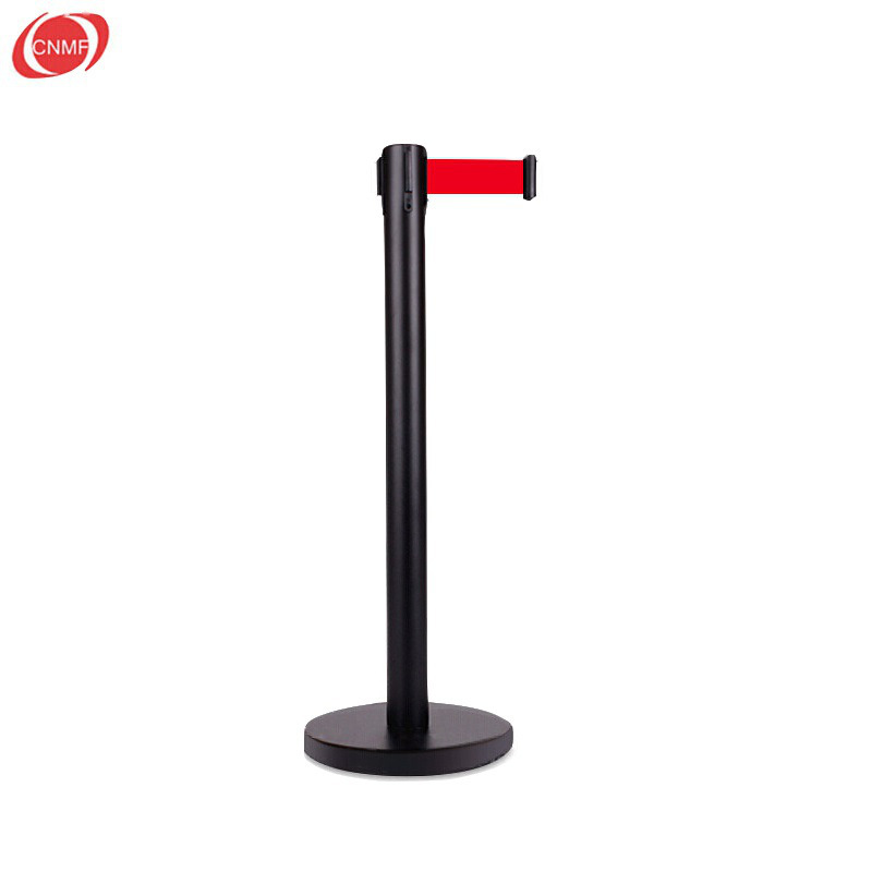 谋福 8251 隔离带安全线 2米伸缩带 黑色 2件起订按件销售