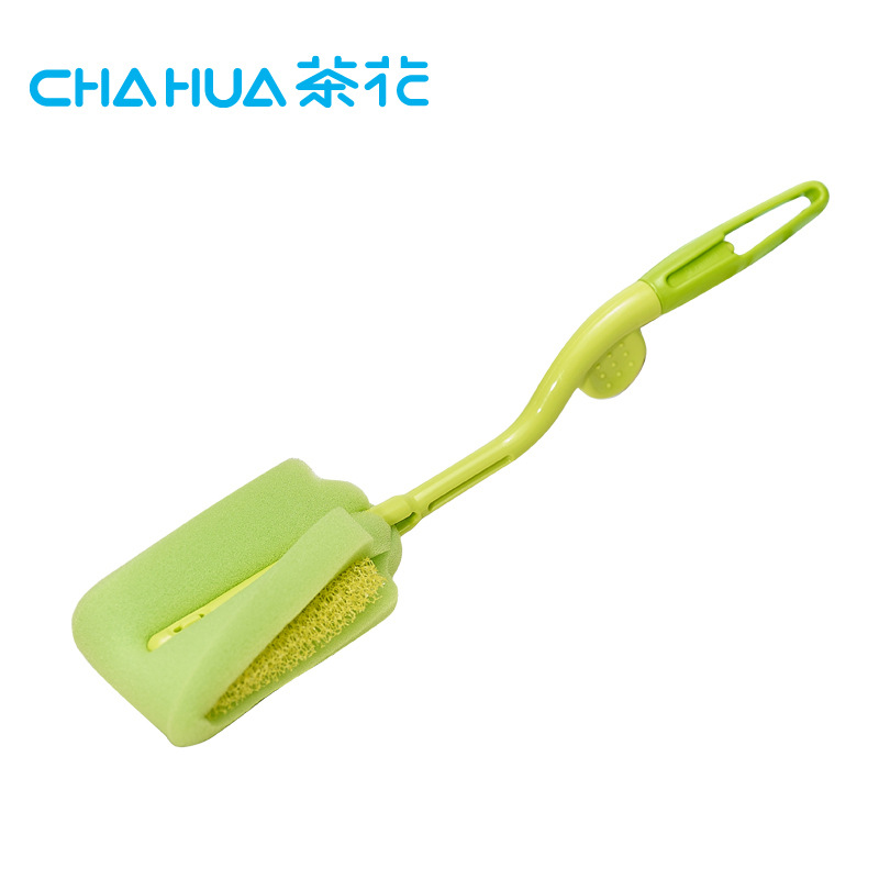 茶花 4422 转动海绵瓶刷 30*6*5.5cm 绿色按（个）销售