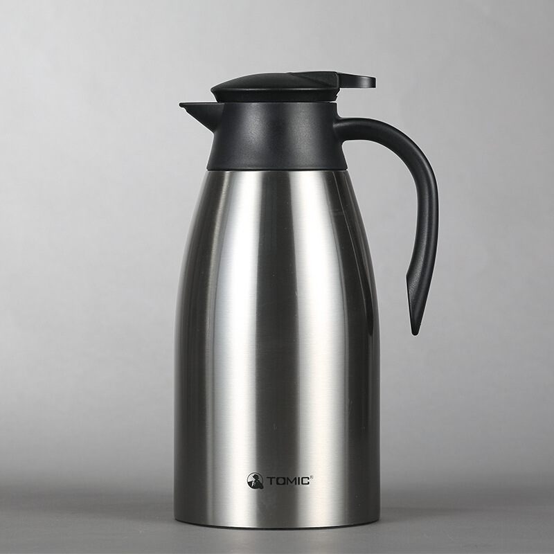 特美刻 TJL2047 双层不锈钢保温壶热水瓶暖壶 2000ML 钢本色按（个）销售