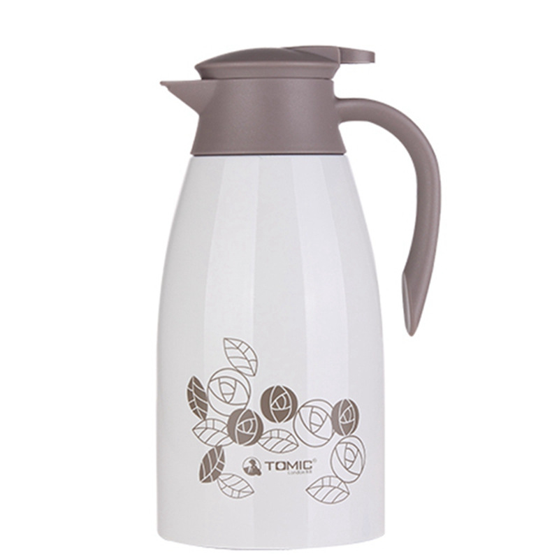 特美刻 TJL2047 双层不锈钢保温壶热水瓶暖壶 2000ML 白色按（个）销售