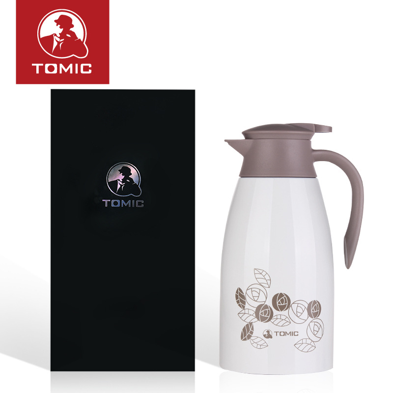 特美刻 TJL2047 双层不锈钢保温壶热水瓶暖壶 2000ML 白色按（个）销售