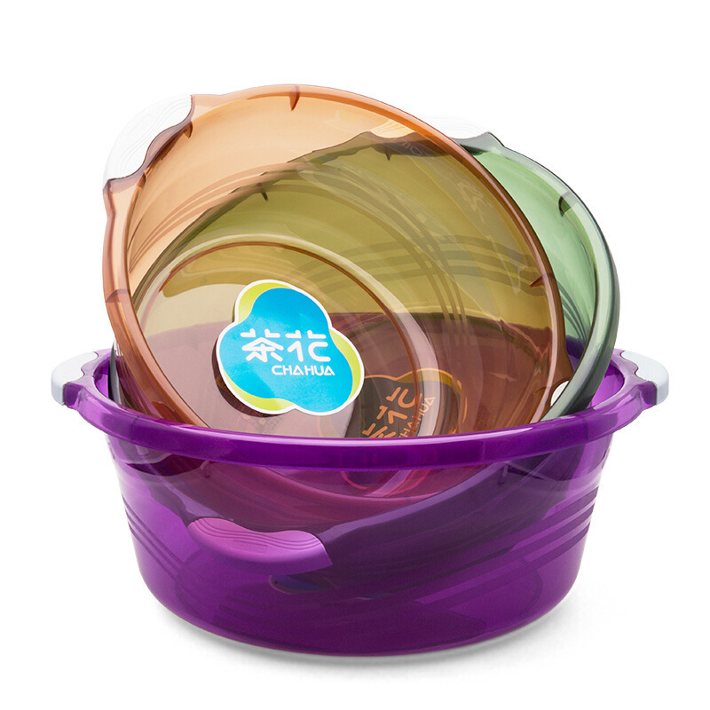 茶花 03421K 手防滑盆 35CM 颜色随机按（个）销售