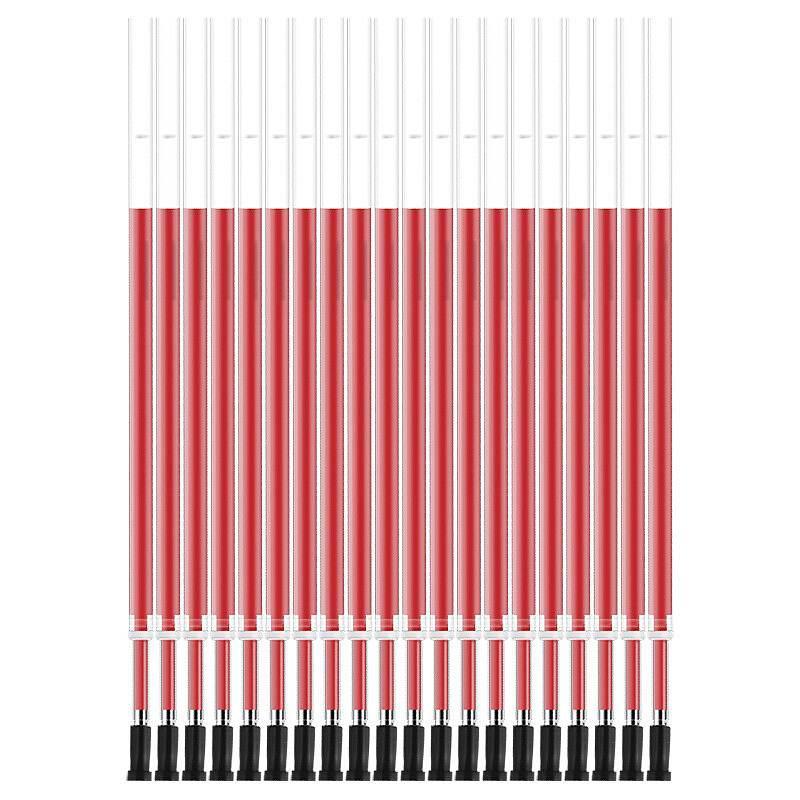 得力 6906 中性笔芯 0.5mm 20支/盒 红色按盒销售