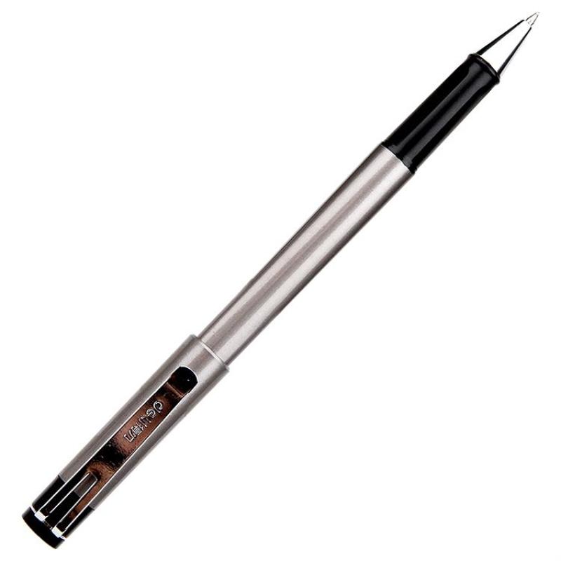 得力 S95 中性笔 0.5mm 子弹头 黑色 12支/盒按（盒）销售