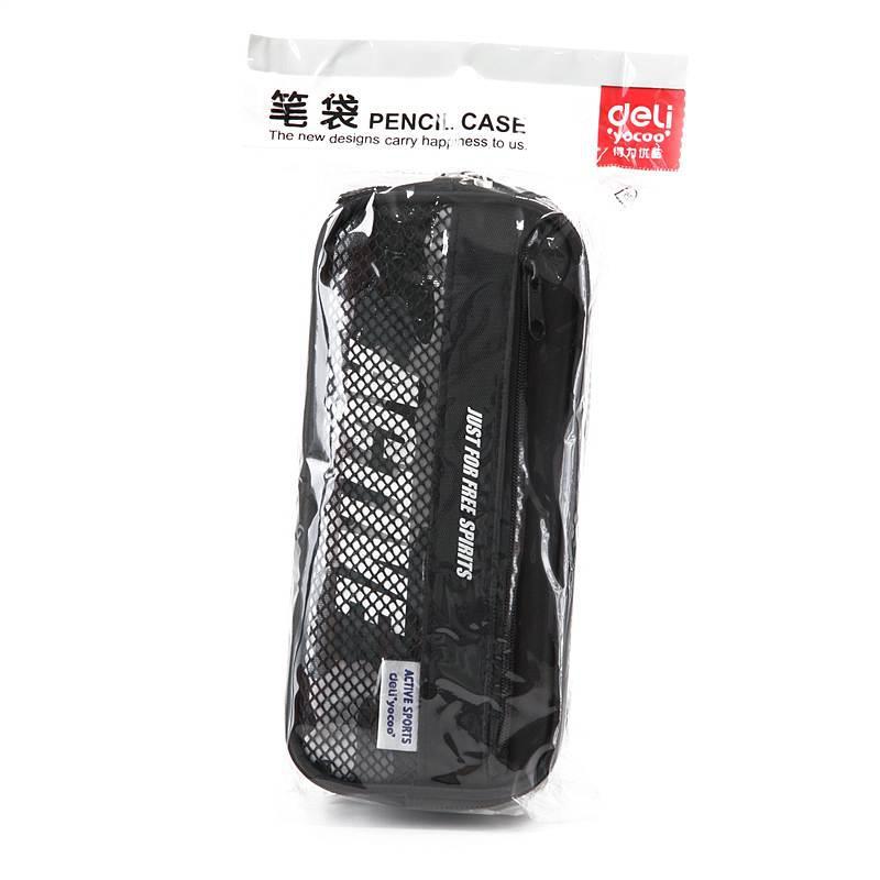 得力 3074 笔袋 时尚运动款 黑色按(个)销售 得力 3074 笔袋 时尚运动款 黑色按(个)销售