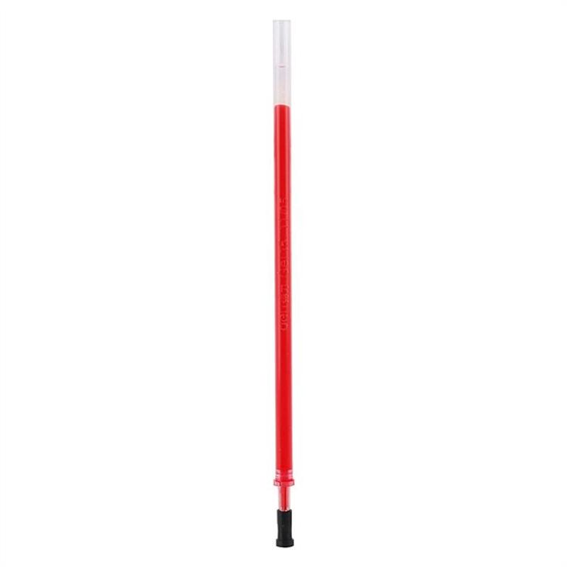 得力 6901 中性笔芯 0.5mm 半针管 红色 20支/盒按（盒）销售