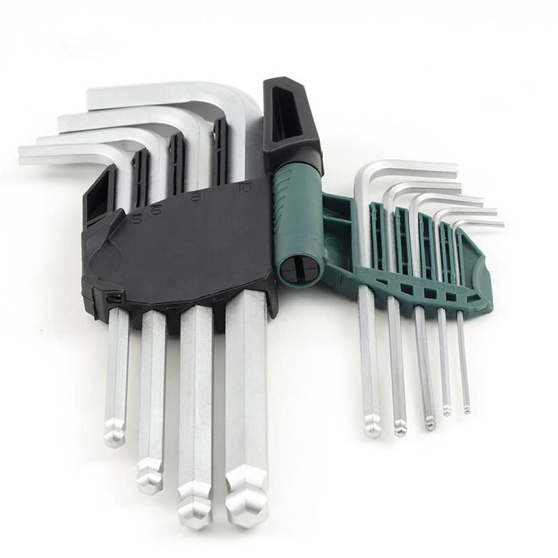 世达 09105A 9件套铬钒钢加长球头内六角扳手 1.5-10mm按（套）销售