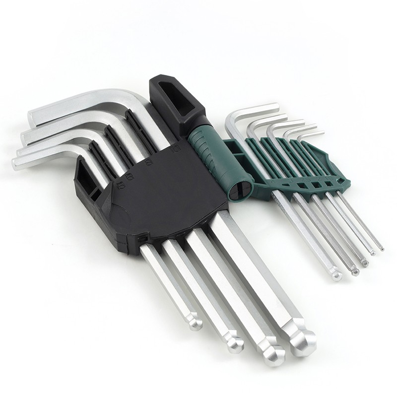 世达 09105A 9件套铬钒钢加长球头内六角扳手 1.5-10mm按（套）销售