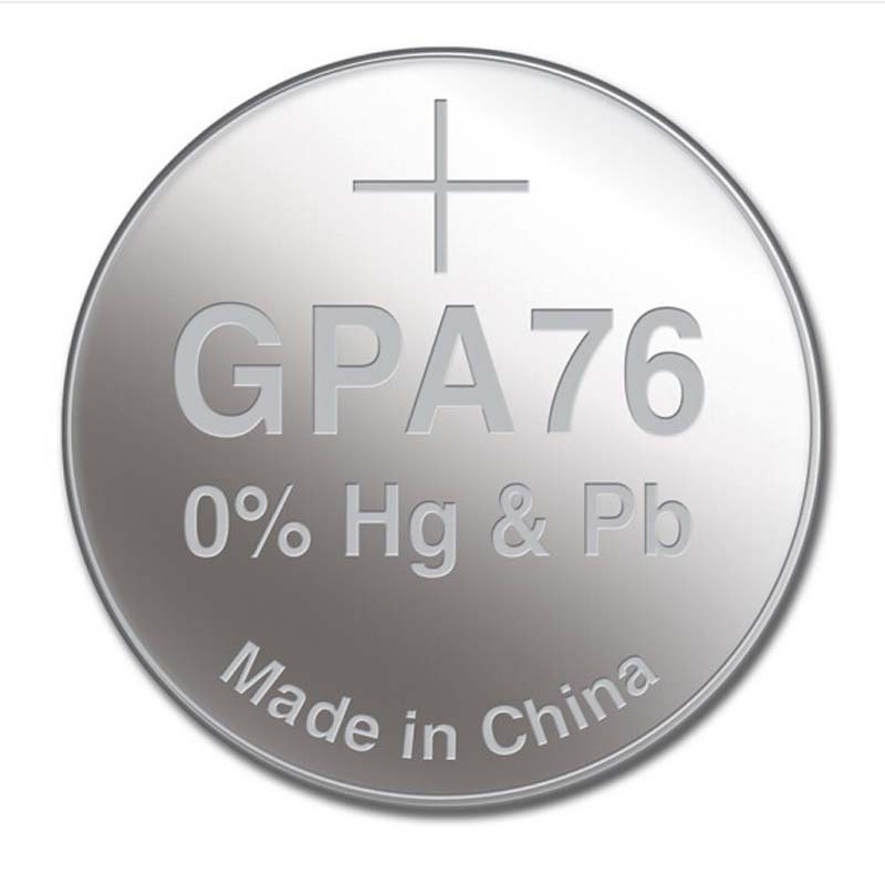 超霸 A76-LY LR44 纽扣碱性电池 1.5V 10粒/卡按（卡）销售