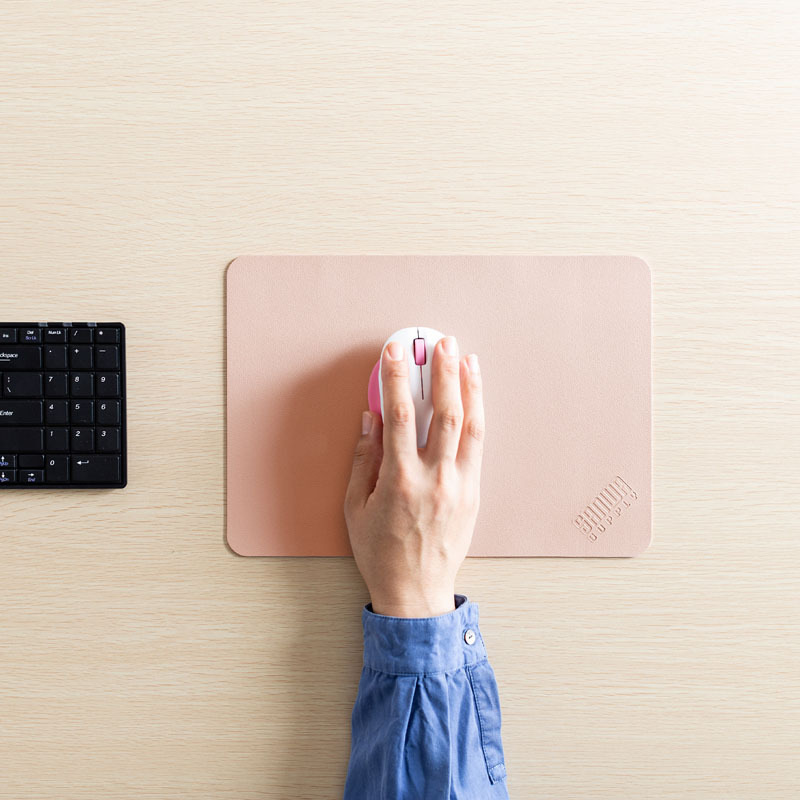 山业 MPD-C6P PU皮革鼠标垫 A4大小 粉色 鼠标垫*1按个销售 山业 MPD-C6P PU皮革鼠标垫 A4大小 粉色 鼠标垫*1按个销售