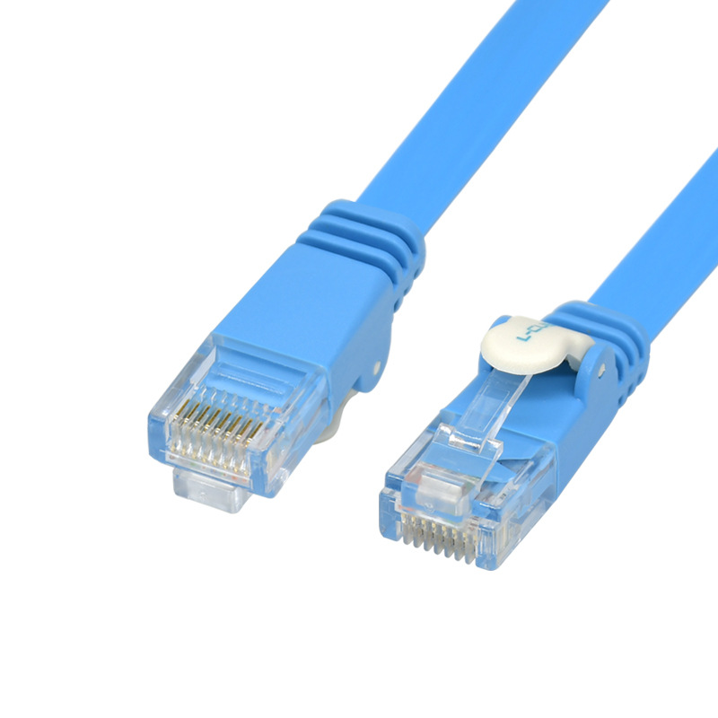 酷比客 LCLN6SBBU-15M 六类非屏蔽纯铜扁平网线 15M 蓝色按（条）销售