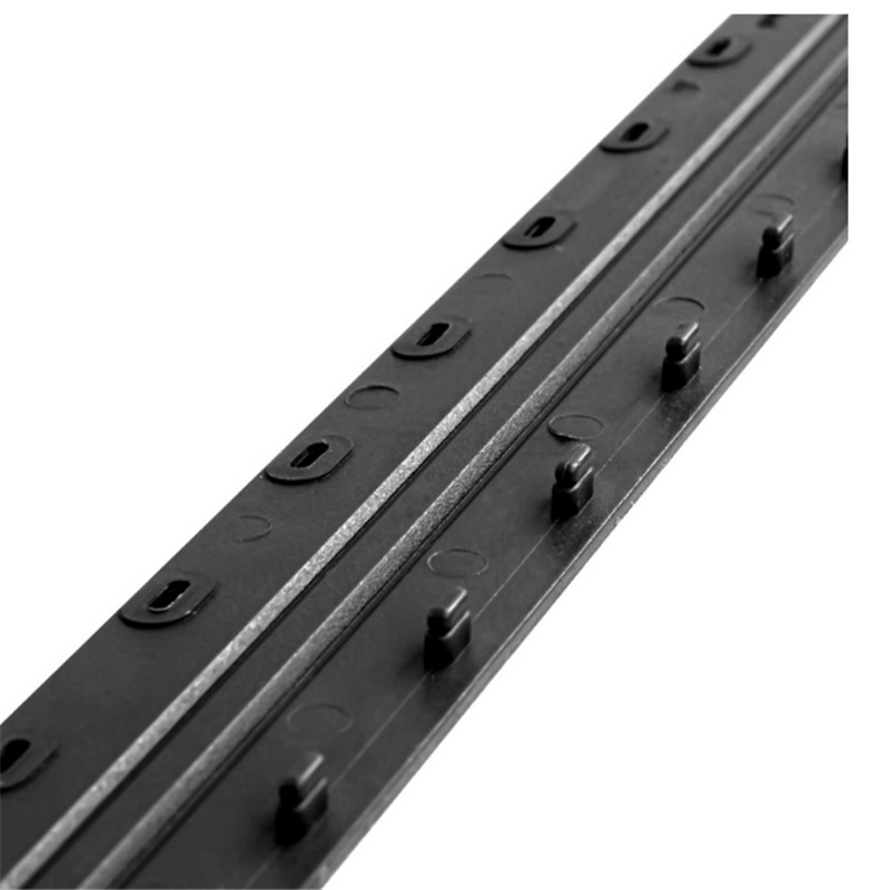 得力 3828 A4十孔12.5mm装订夹条 100支/盒 黑色 盒按（盒）销售