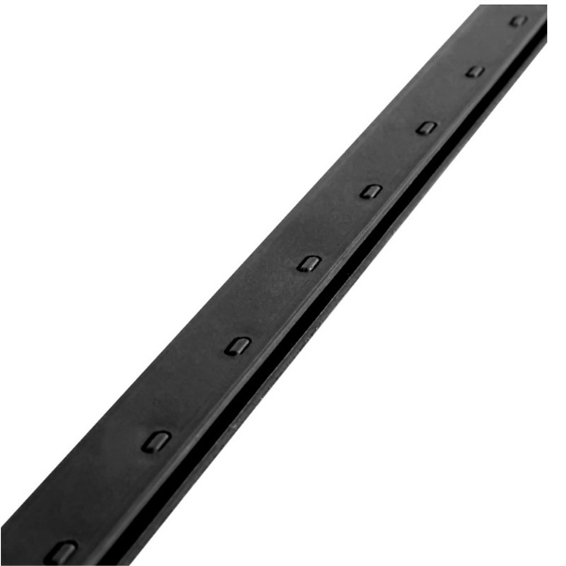 得力 3828 A4十孔12.5mm装订夹条 100支/盒 黑色 盒按（盒）销售