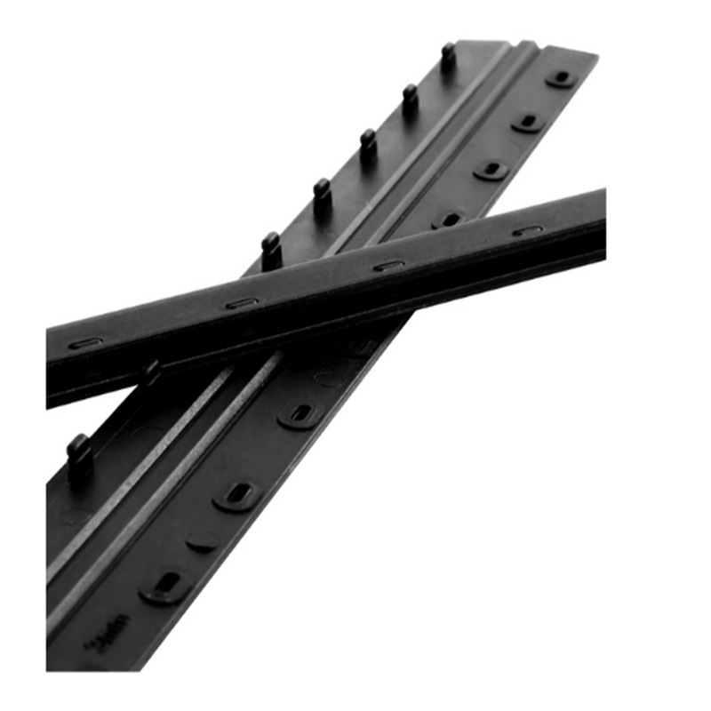 得力 3828 A4十孔12.5mm装订夹条 100支/盒 黑色 盒按（盒）销售