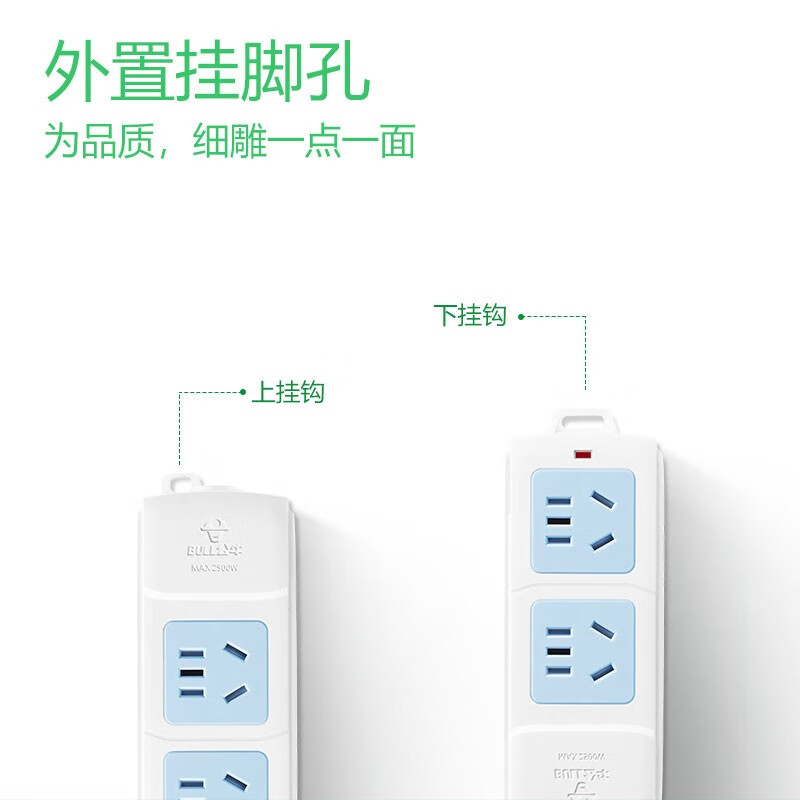 公牛 GN-A02(新） 插座 二位无线 （需自行配电源线和插头）按个销售