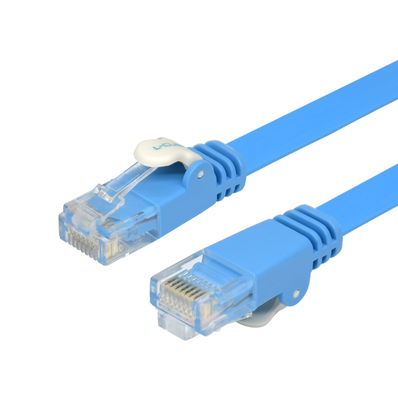 酷比客 LCLN6SBBU-10M 六类非屏蔽纯铜扁平网线 10M 蓝色按（条）销售